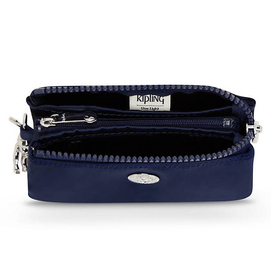 Bolsas Kipling Creativity Small Classic Pouch Azules | MX 2106BE